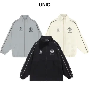Áo Khoác Gió Logo CLB Man UTD – Áo 2 Lớp dày dặn, chống nước, cản gió, cản bụi