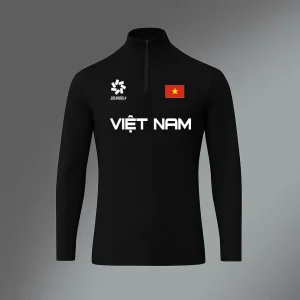 [NHIET-VN] Áo Giữ Nhiệt, Áo Training Cổ Zip VN, Co Giãn – Thoải Mái