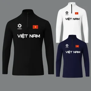 [NHIET-VN] Áo Giữ Nhiệt, Áo Training Cổ Zip VN, Co Giãn – Thoải Mái